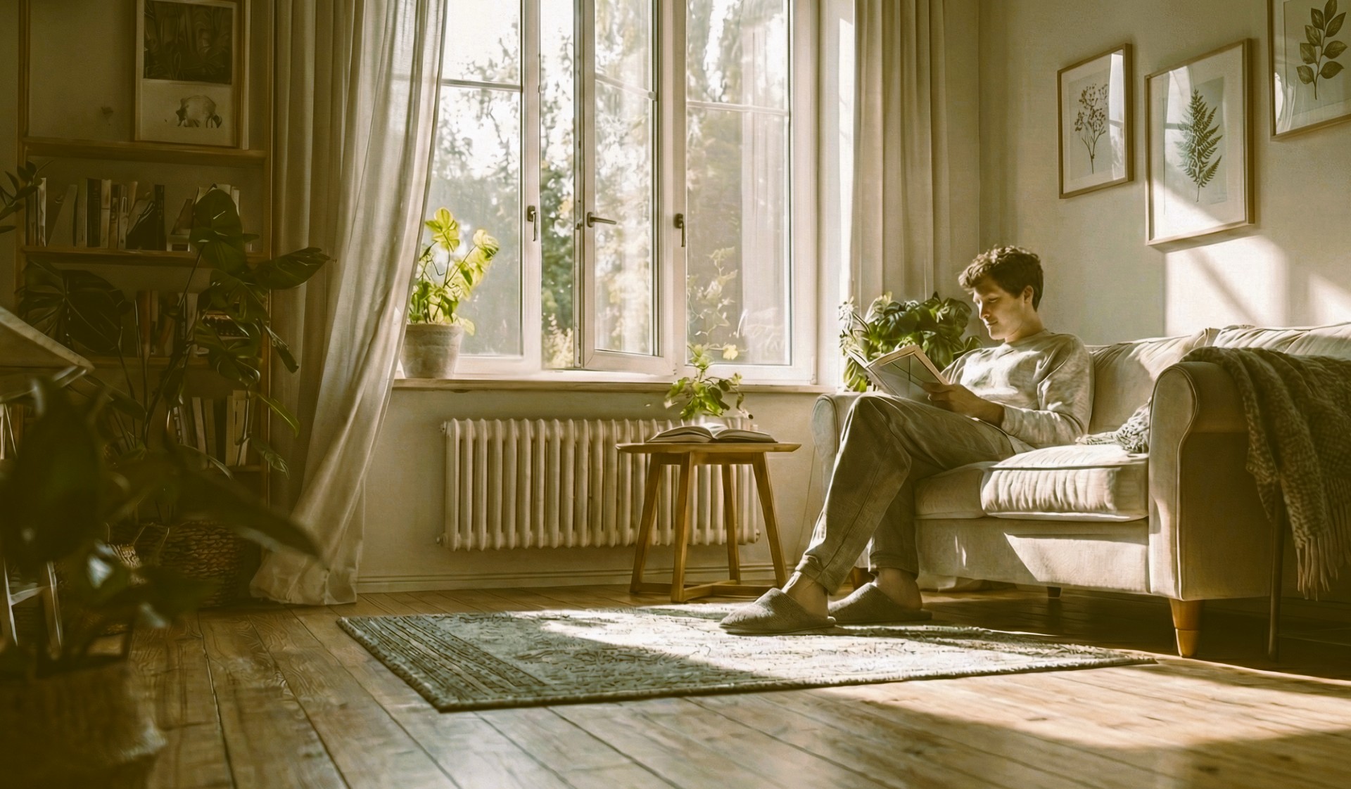 静かな部屋の片隅